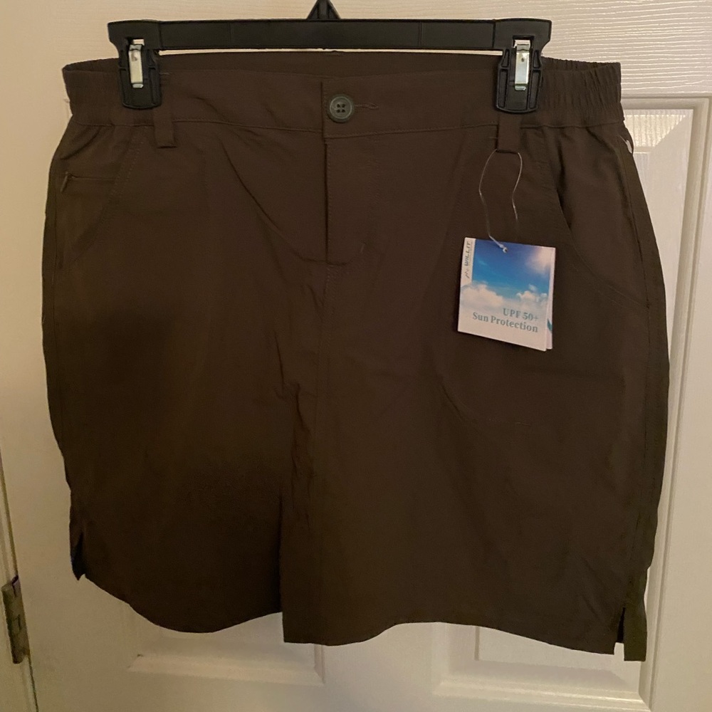 NWT Willit Women's Army Green Outdoor Tennis Golf Casual Stretch Skort Skirt M
